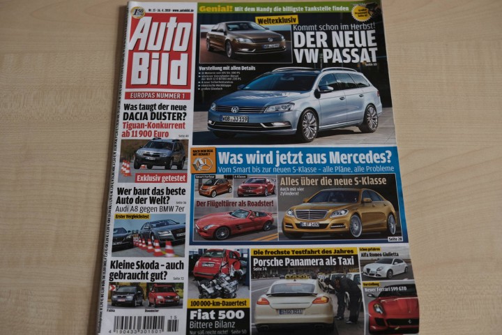 Deckblatt Auto Bild (15/2010)